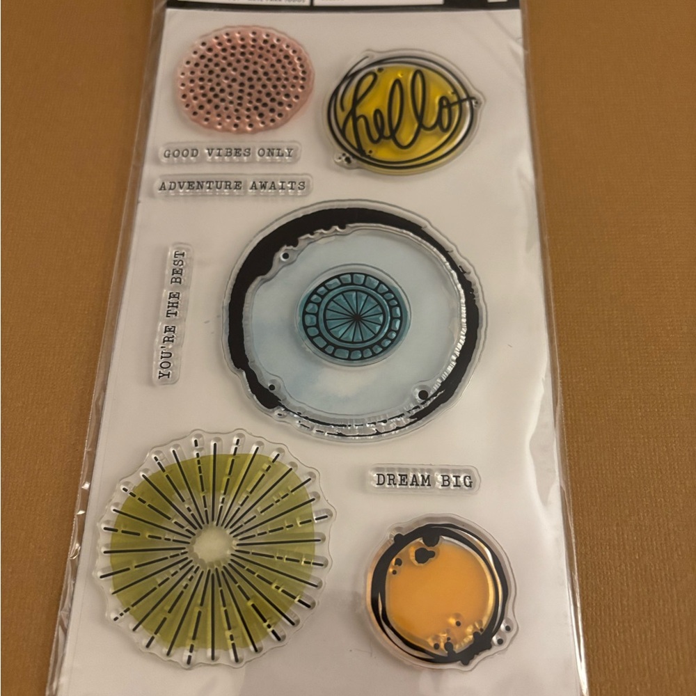 Colorful Home Design Stamps Set